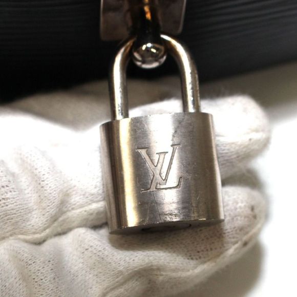 Louis Vuitton Montaigne PM Epi Leather Noir Black Handbag - Picture 4 of 7